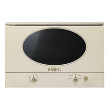 SMEG MIKROHULLÁMÚ SÜTŐ, Colonial design, beépíthető, 22 liter, analóg, bézs