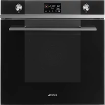 SMEG KOMBINÁLT MIKROHULLÁMÚ SÜTŐ,Linea design, 11+1 funkció, LCD kijelző, feketeüveg