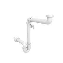 Helytakarékos bűzelzáró csőszifon STY 641 E  - 40-es! Helytakarékos bűzelzáró csőszifon STY 641 E  - 40-es!