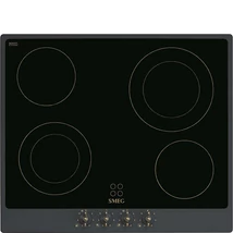 SMEG KERÁMIA FŐZŐLAP, Colonial design, 60 cm, 4 főzőzóna, antracit SMEG KERÁMIA FŐZŐLAP, Colonial design, 60 cm, 4 főzőzóna, antracit
