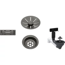 BLANCO lefolyó szett 1x3,5 InFino satin dark steel