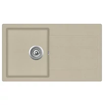 EVIDO EASY 45S gránit mosogató 760x440 bézs, doboz nélkül, lefolyógarnitúrával