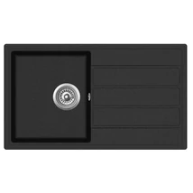 EVIDO EASY 45S gránit mosogató 760x440 antracit, doboz nélkül, lefolyógarnitúrával