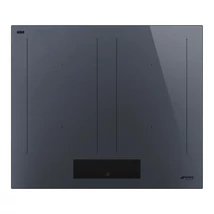SMEG INDUKCIÓS FŐZŐLAP, Linea design, 60 cm, 4 főzőzóna, 2 MultiZone híd zóna, neptune szürke üveg SMEG INDUKCIÓS FŐZŐLAP, Linea design, 60 cm, 4 főzőzóna, 2 MultiZone híd zóna, neptune szürke üveg