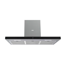 EVIDO LINE 90B T-shape fali páraelszívó, 90 cm, inox/fekete üveg, érintőszenzor