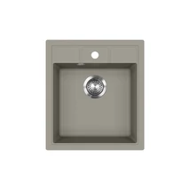 EVIDO Easy 45 gránit mosogató, 460 x 515 mm, platina