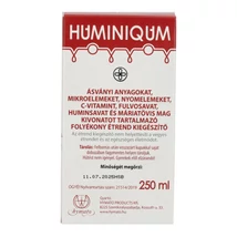 HUMINIQUM ÉTRENDKIEG. KÉSZÍTMÉNY SZIRUP