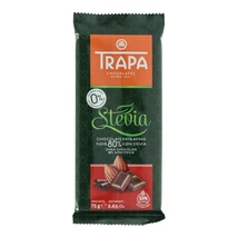 TRAPA STEVIÁS ÉTCSOKOLÁDÉ 80% KAKAÓT.GM.