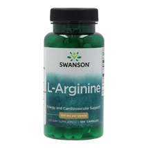 SWANSON L-ARGININE 500MG KAPSZ. 100DB
