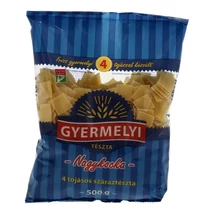 GYERMELYI TÉSZTA NAGYKOCKA 4 TOJÁS 500G