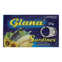 GIANA SZARDÍNIA OLAJBAN 125G
