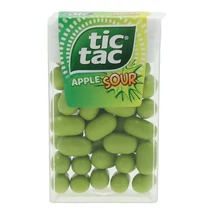 TIC TAC CUKORKADRAZSÉ APPLE SOUR 18G