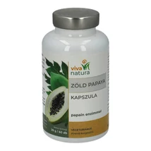 VIVA NATURA ZÖLD PAPAYA KAPSZULA 60DB