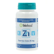BIOHEAL SZERVES CINK 25MG 70DB