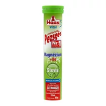 HAAS STEVIA MG+B6 PEZSGÕTABLETTA 80G