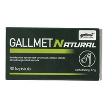 GALLMET-NATURAL KAPSZULA 30DB