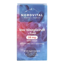 NORDVITAL VAS-BISZGL. VEG.KAPSZULA 60DB