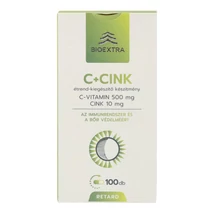 BIOEXTRA C+CINK RETARD KAPSZULA 100DB
