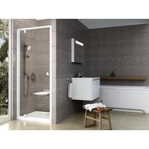 Pivot PDOP1-80 zuhanyajtó fehér/króm+transparent Pivot PDOP1-80 zuhanyajtó fehér/króm+transparent