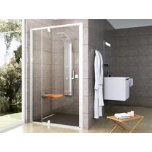 Pivot PDOP2-100 zuhanyajtó fehér+transparent Pivot PDOP2-100 zuhanyajtó fehér+transparent