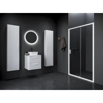 Blix II NBLDP2 120 zuhanyajtó matt fehér+transparent Blix II NBLDP2 120 zuhanyajtó matt fehér+transparent