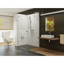 Brilliant BSDPS-80 bal zuhanykabin króm+transparent Brilliant BSDPS-80 bal zuhanykabin króm+transparent