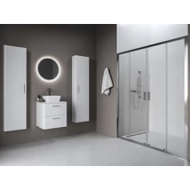 Blix II NBLDP4 140 zuhanyajtó krómhatású+transparent Blix II NBLDP4 140 zuhanyajtó krómhatású+transparent