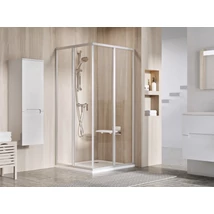 Supernova SRV2+SRV2 90x90 195 S zuhanykabin szatén+transparent Supernova SRV2+SRV2 90x90 195 S zuhanykabin szatén+transparent