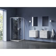 Blix II NBLRV2 80x80 zuhanykabin matt fehér+transparent Blix II NBLRV2 80x80 zuhanykabin matt fehér+transparent