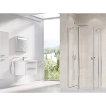 Chrome CRV2-100 zuhanyajtó krómhatású+transparent (1 oldal) Chrome CRV2-100 zuhanyajtó krómhatású+transparent (1 oldal)