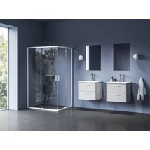 Blix II NBLRV2K 90 zuhanykabin matt fehér+transparent Blix II NBLRV2K 90 zuhanykabin matt fehér+transparent