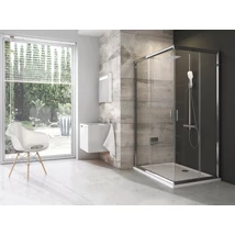 Blix BLRV2K-100 zuhanykabin krómhatású+transparent (1 oldal) Blix BLRV2K-100 zuhanykabin krómhatású+transparent (1 oldal)