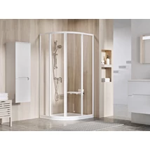 Supernova SKCP4 80x80 195 zuhanykabin fehér+transparent Supernova SKCP4 80x80 195 zuhanykabin fehér+transparent