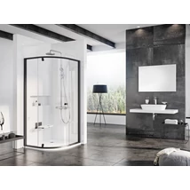 Pivot PSKK3 90x90 zuhanykabin fekete+transparent