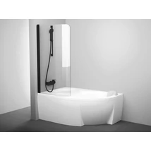 Rosa CVSK1 160/170 bal kádparaván fekete+transparent Rosa CVSK1 160/170 bal kádparaván fekete+transparent