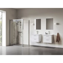 Blix II NBLPS 90 fix oldalfal krómhatású+transparent Blix II NBLPS 90 fix oldalfal krómhatású+transparent