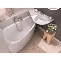 Avocado 160x75 akrilkád bal (hófehér) Avocado 160x75 akrilkád bal (hófehér)