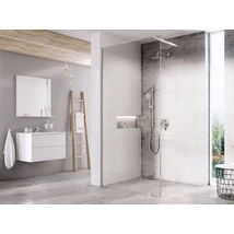 Walk-In Wall Set 130, zuhanykabin krómhatású+transparent