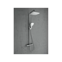 Termo 300 zuhanyoszlop termosztátos csapteleppel TE 093.00CR/WH, króm/fehér Termo 300 zuhanyoszlop termosztátos csapteleppel TE 093.00CR/WH, króm/fehér