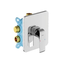 Flat falba süllyesztett csaptelep váltó nélkül FL 066.00CR, króm (KIZÁRÓLAG R-box Varival)