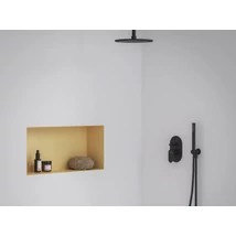 Eleganta falba süllyesztet csaptelep, automatikus, kétutas, belső egységgel EL 061.20BLM.O2, Black Matt Eleganta falba süllyesztet csaptelep, automatikus, kétutas, belső egységgel EL 061.20BLM.O2, Black Matt