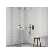 Espirit falba süllyesztett termosztátos csaptelep, kétutas, beslő egység nélkül ES 063.20GB.O2.RB07C, Graphite Brushed Espirit falba süllyesztett termosztátos csaptelep, kétutas, beslő egység nélkül ES 063.20GB.O2.RB07C, Graphite Brushed