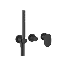 Spring 2-utas falba süllyesztett csaptelep testtel, zuhanyszettel, fekete SG 065.20BLM.O2.+S Spring 2-utas falba süllyesztett csaptelep testtel, zuhanyszettel, fekete SG 065.20BLM.O2.+S