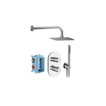 Chrome II falsík alatti zuhanyszett termo CR II 090.02CR.O2.RB071, króm