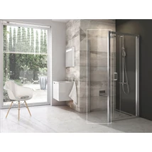 Blix BLPSZ-90 fix oldalfal krómhatású+transparent