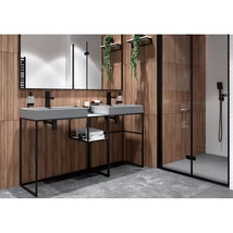 Round fali szappanadagoló, fekete Round fali szappanadagoló, fekete