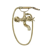 Temisto BRASS kád csaptelep zuhanyszettel Temisto BRASS kád csaptelep zuhanyszettel