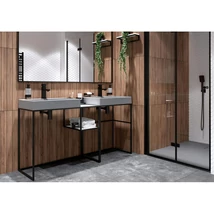 Anemon NERO falsík alatti zuhanyszett