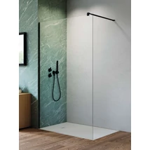 Nes Black Walk-in II fekete zuhanyfal 120 átlátszó Nes Black Walk-in II fekete zuhanyfal 120 átlátszó