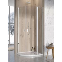 Nes PDD II íves zuhanykabin 80x80 átlátszó Nes PDD II íves zuhanykabin 80x80 átlátszó